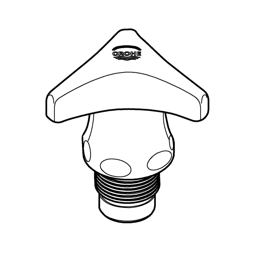 GROHE 45969000 - Coperchio DN 15 cromo lucido