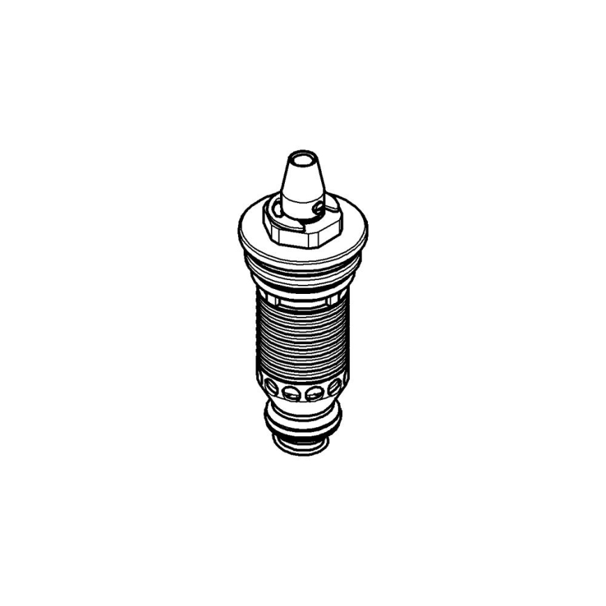 GROHE 47019000 - GROHMIX Thermostateinsatz DN 20, bimetallisch, Chrom glänzend
