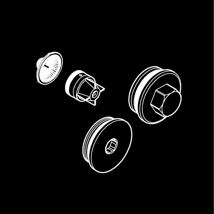 GROHE 47753000 - Valvola di ritegno, cromo lucido