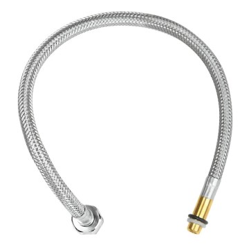 GROHE 48066000 - Tubo flessibile di collegamento 420 mm in acciaio inox/cromo lucido