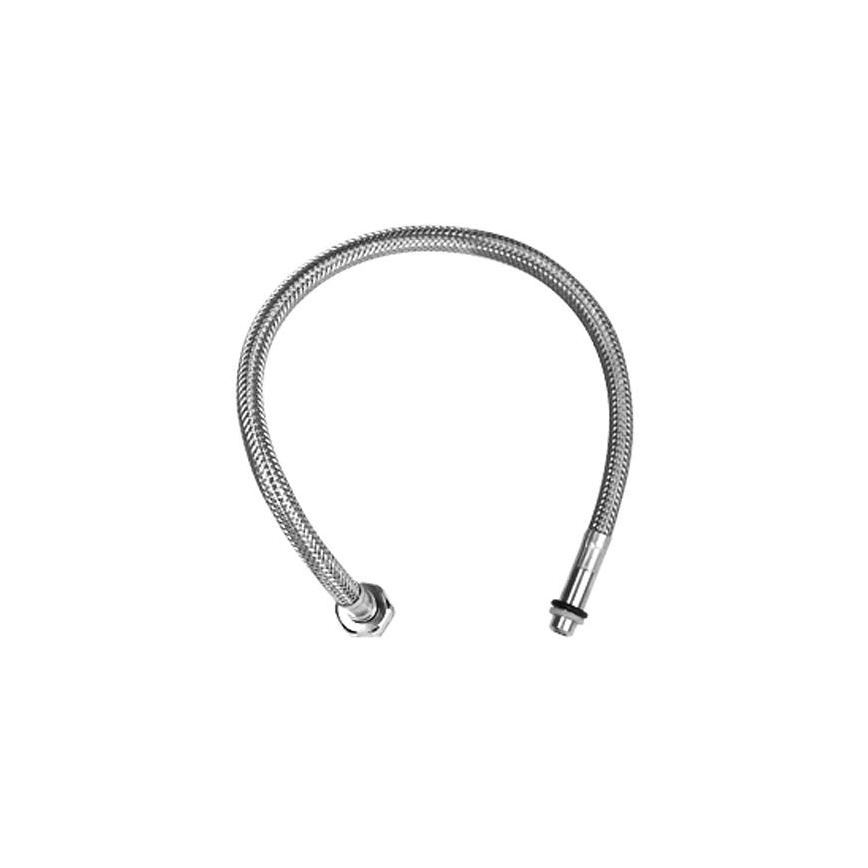 GROHE 48066000 - Tubo flessibile di collegamento 420 mm in acciaio inox/cromo lucido