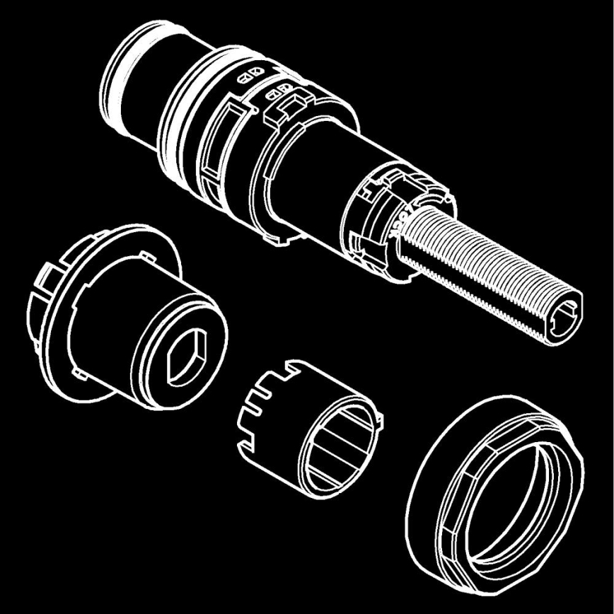 GROHE 48359000 - SMARTCONTROL Kartusche, glänzender Chrom