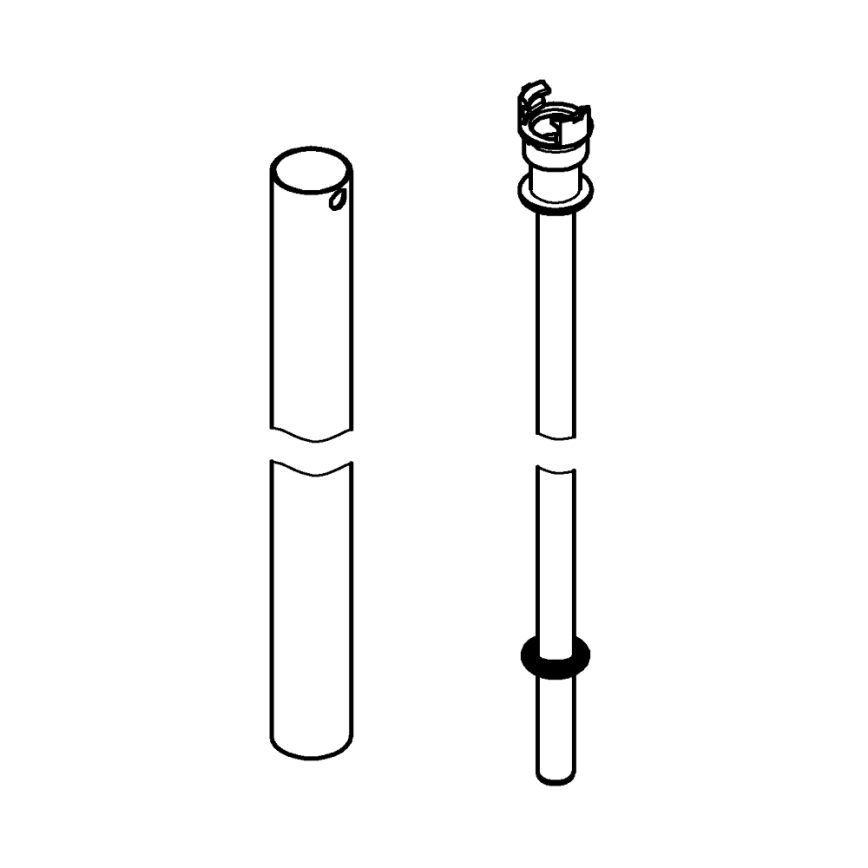 GROHE 48515000 - Barra per sistema doccia, cromo lucido