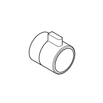 GROHE 49081000 - GROHTHERM-Abdeckkappe, polierter Chrom
