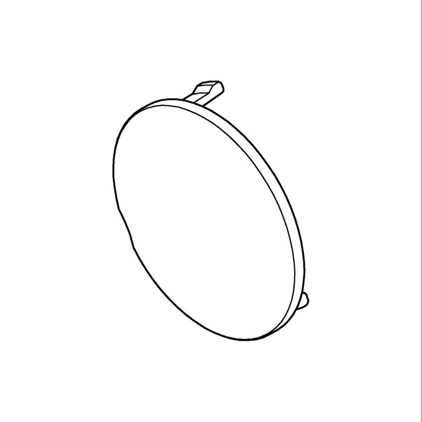 GROHE 6458500M - Cache pour poignée fixe, chrome brillant