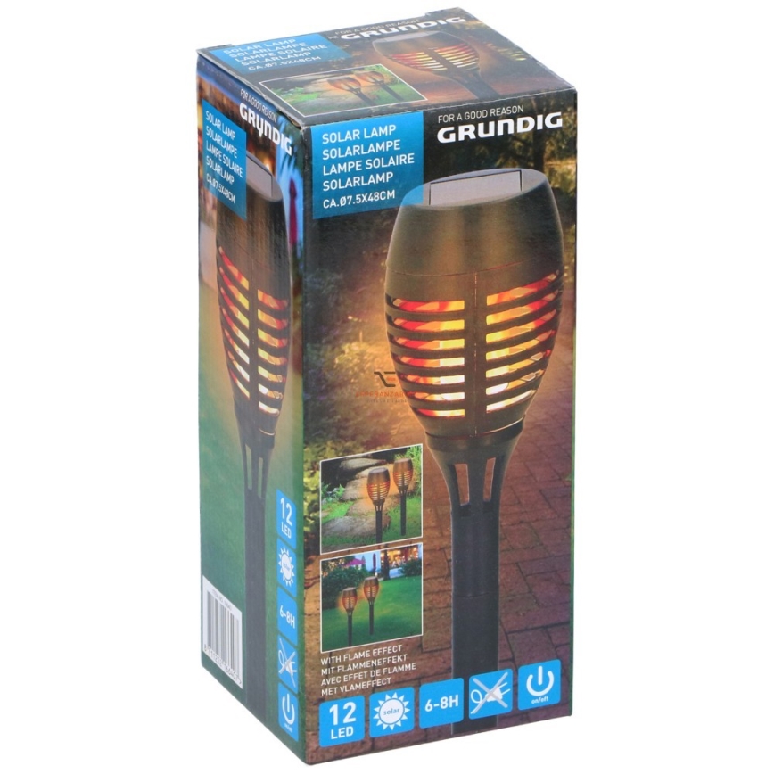 Grundig 16640 - Lampada solare LED LED/1,2V 600 mAh IP44