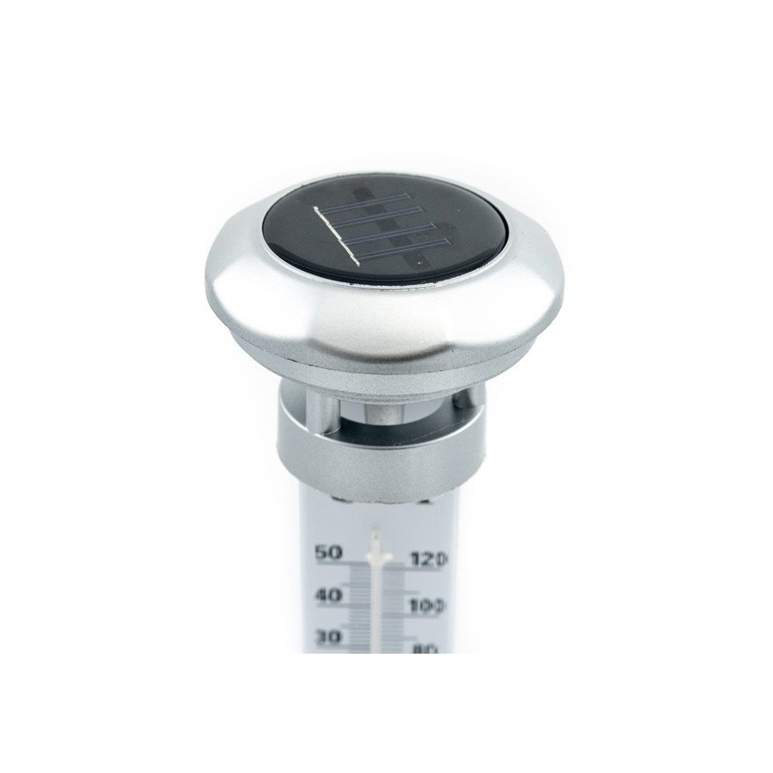 Grundig 89640 - LED Lampada solare con un termometro 1xLED/1,2V