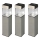 Grundig 90048 - KIT 3x Lampada solare LED/5,5x28cm