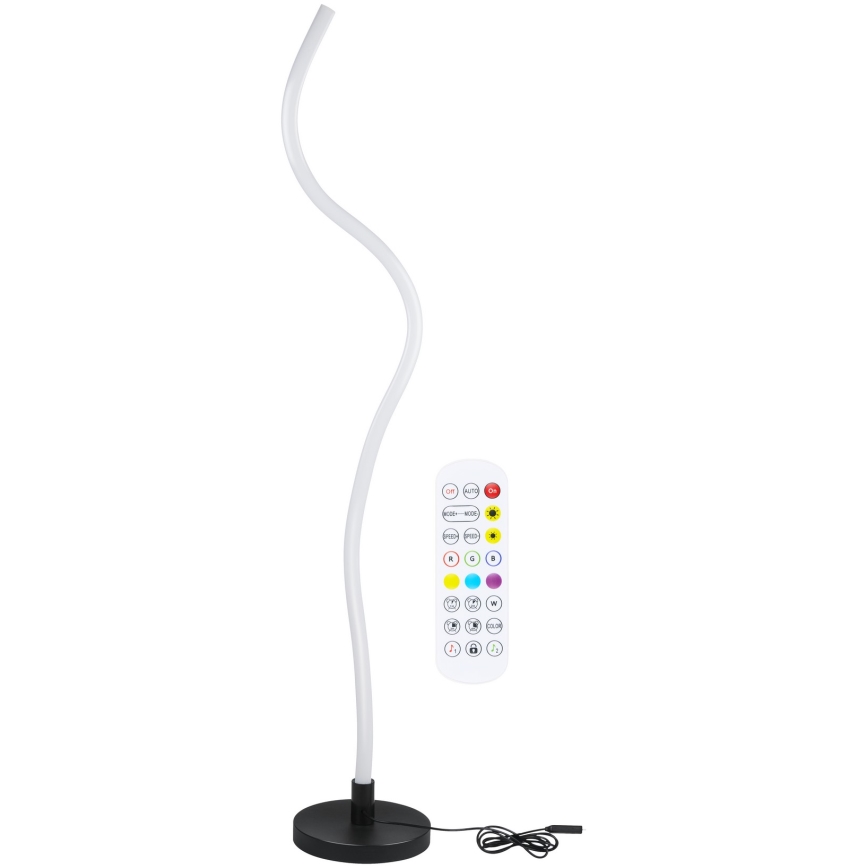 Grundig - Lampada a piantana dimmerabile LED RGB LED/5W/5V + telecomando