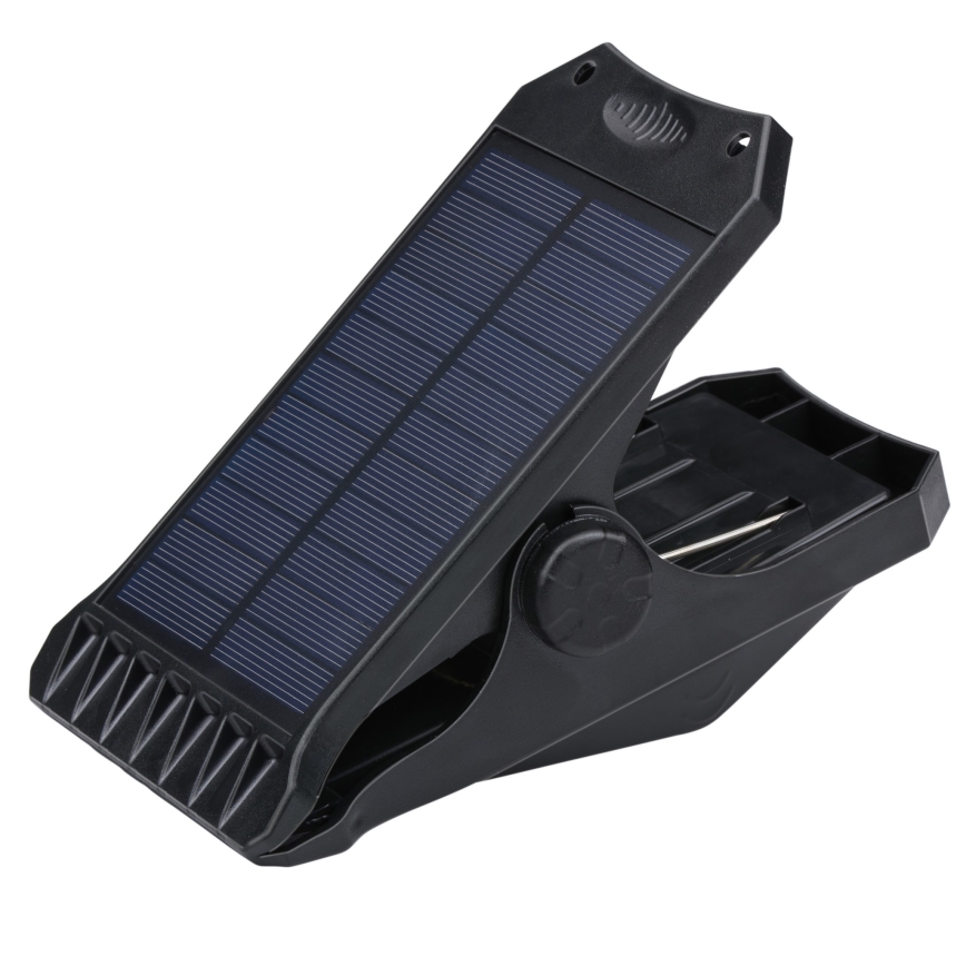 Grundig - Lampada solare LED con sensore di movimento e crepuscolare CLIP-ON LED/9W/3,7V 1500 mAh IP44