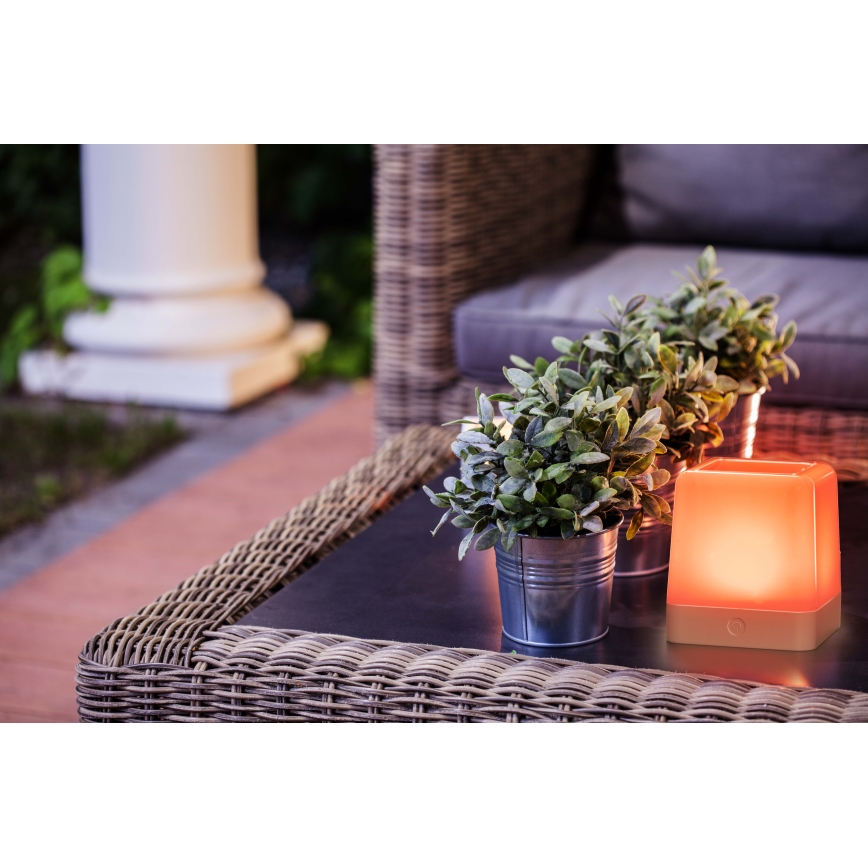 Grundig - Lampada solare LED RGB LED/3,7V