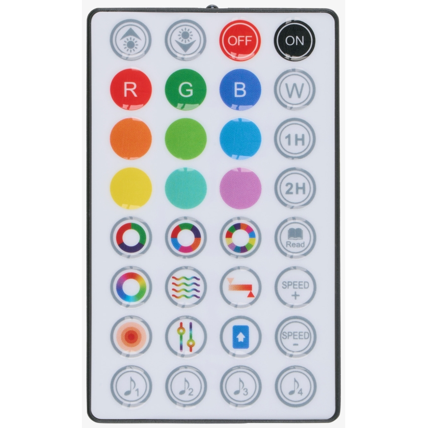 Grundig - Lampadaire sur pied LED RGB dimmable 2 en 1, 230 V, avec télécommande