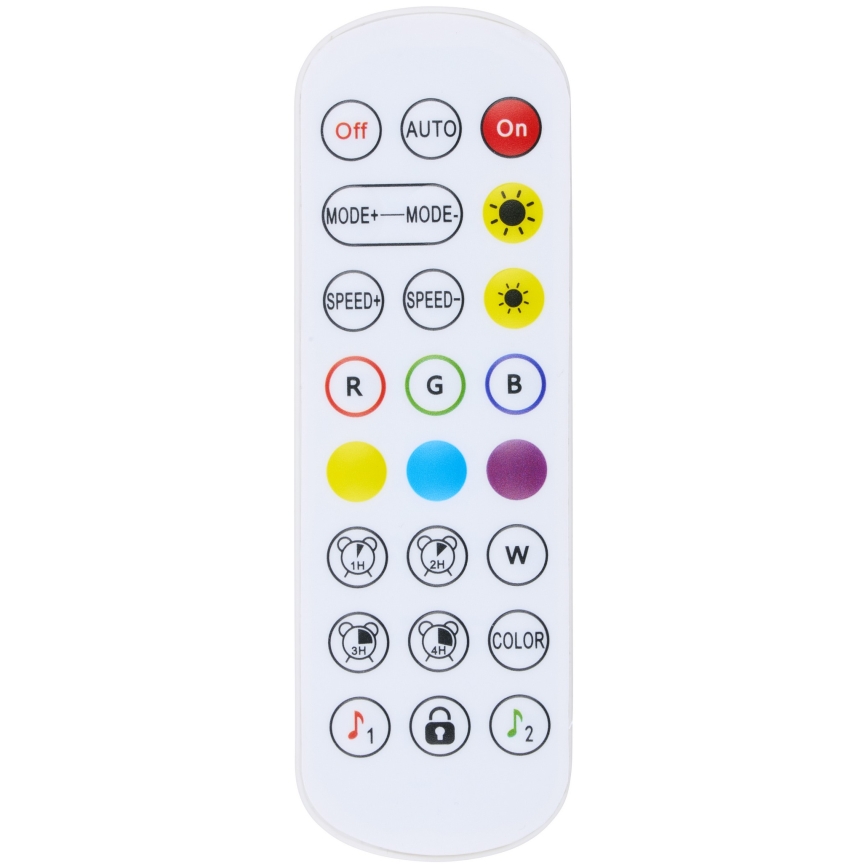 Grundig - LED RGB lampadaire dimmable LED/5W/5V + télécommande