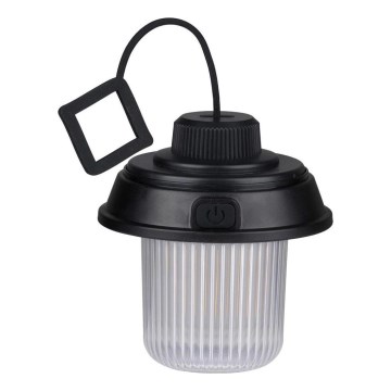 Grundig - Lampe de camping LED, 3×AA, 3000/4500/6000 K, IP44, noire
