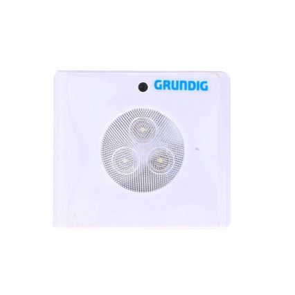 Grundig - Lampe d'orientation LED avec détecteur 3xLED/3xAAA