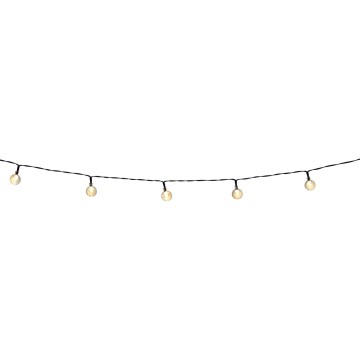Grundig - LED Dimmerabile solare catena 50xLED/8 funzioni 9,35m IP44 bianco caldo + telecomando