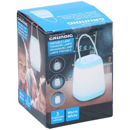 Grundig - LED Lampada portatile dimmerabile LED/3xAA