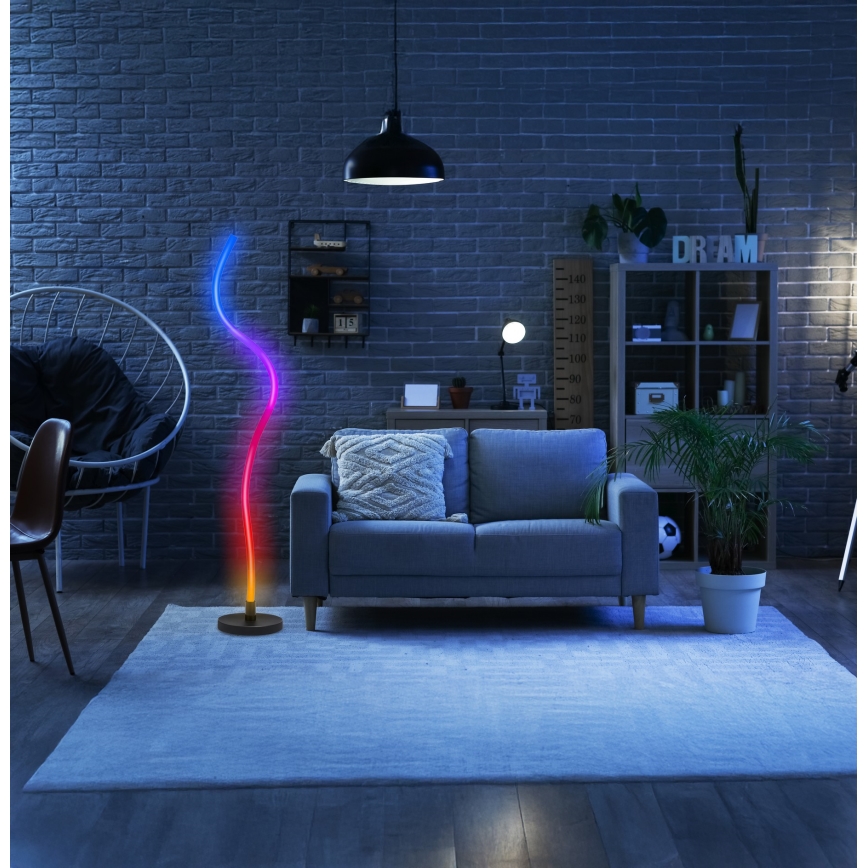 Grundig - LED RGB dimmbare Stehlampe LED/5W/5V + Fernbedienung
