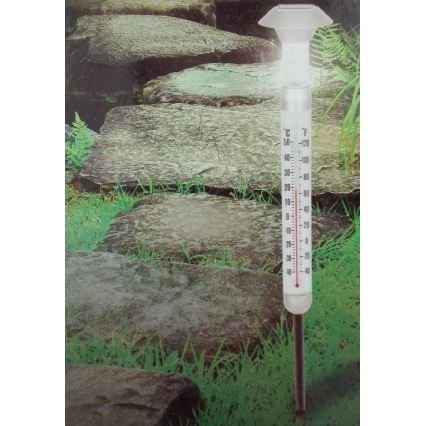 Grundig - LED Solar Thermometer 1xAA