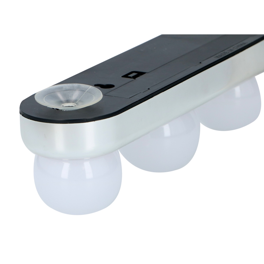 Grundig - LED-Spiegelbeleuchtung 4xLED/4xAA