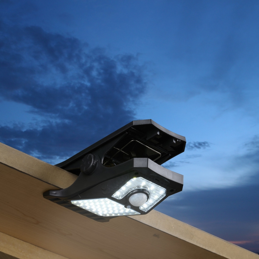 Grundig - Luce solare a LED con sensore CLIP-ON LED/9W/3,7V IP44