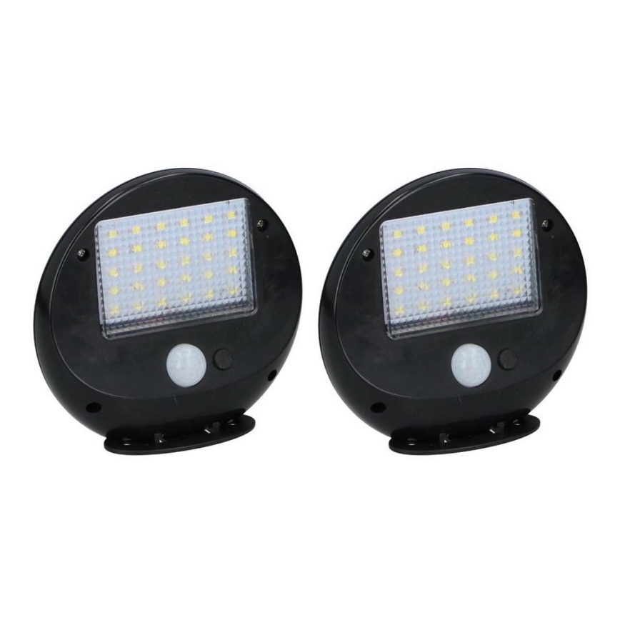 Grundig - SET 2x Applique a LED solare con sensore LED/3,2V