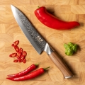 Gudaro - Coltello da chef in acciaio damascato TAKUMI 8