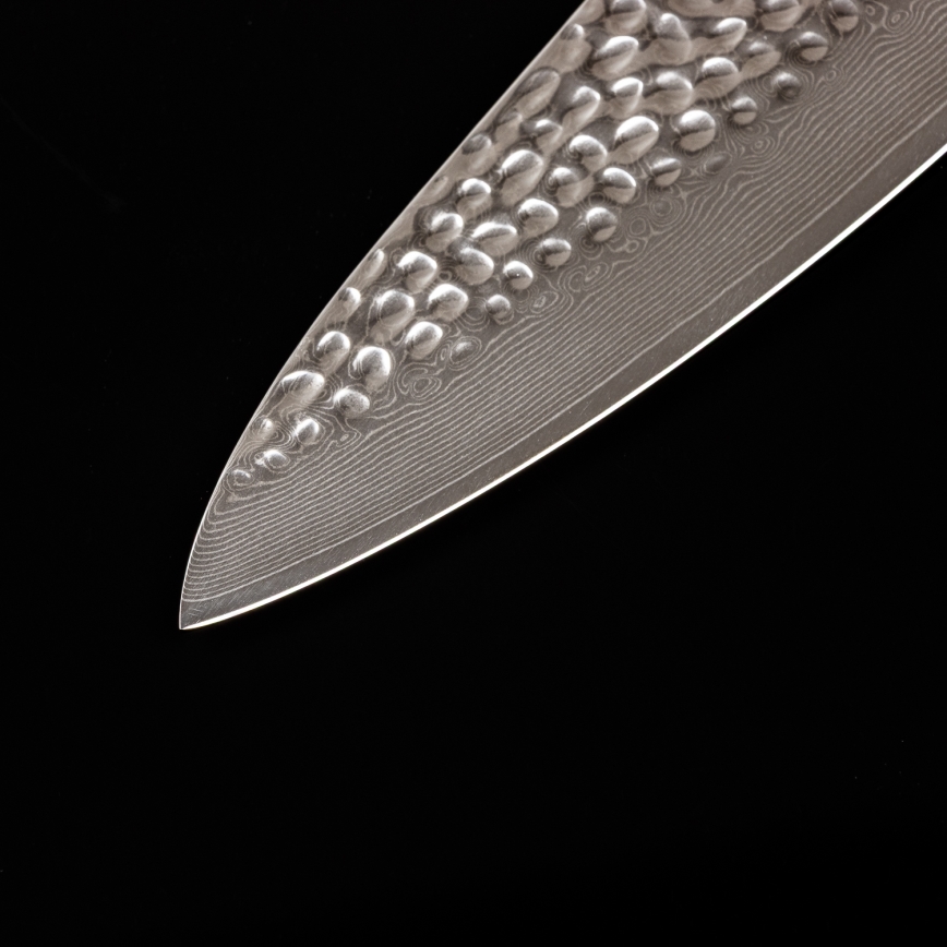 Gudaro - Coltello da chef in acciaio damasco MIYABI 8, 67 strati d'acciaio, lama 20 cm