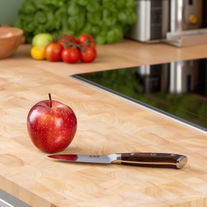 Gudaro - Coltello da cucina PARING 7,6 cm in acciaio damascato