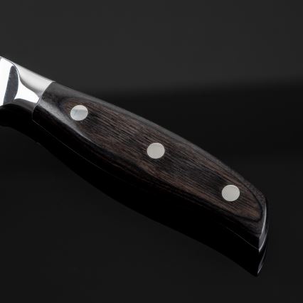 Gudaro - Coltello porzionatore damascato SHIRO 8, 67 strati di acciaio, lunghezza 20 cm