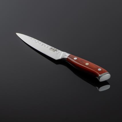 Gudaro - Coltello universale da cucina damascato MIYABI 5, acciaio a 67 strati, lunghezza 12,5 cm