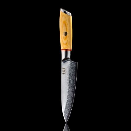 Gudaro - Damast-Allzweck-Küchenmesser HIKARI 5, 67 Lagen Stahl, Klingenlänge 12,5 cm