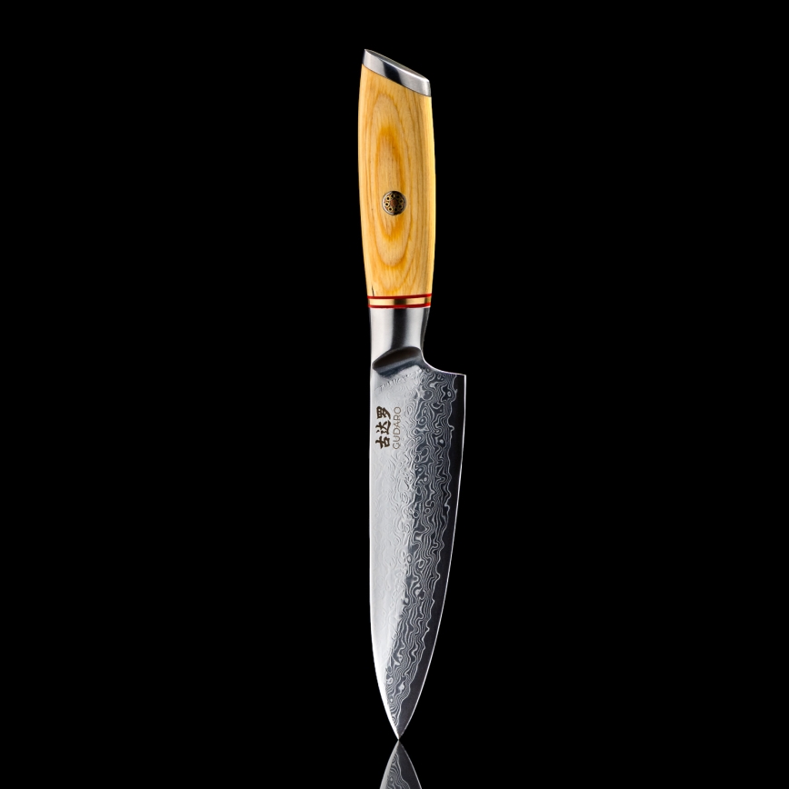 Gudaro - Damast-Allzweck-Küchenmesser HIKARI 5, 67 Lagen Stahl, Klingenlänge 12,5 cm