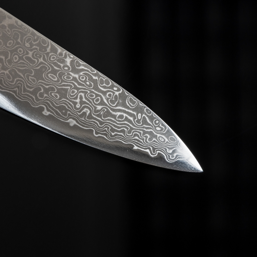 Gudaro - Damast-Allzweck-Küchenmesser HIKARI 5, 67 Lagen Stahl, Klingenlänge 12,5 cm