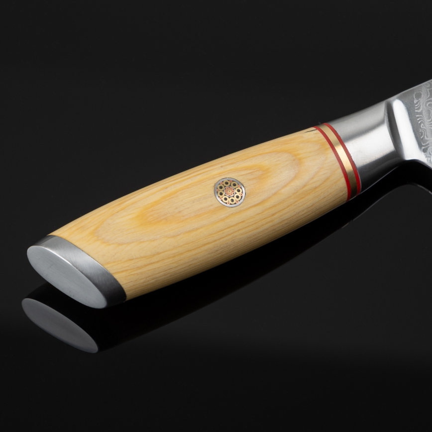 Gudaro - Damast-Allzweck-Küchenmesser HIKARI 5, 67 Lagen Stahl, Klingenlänge 12,5 cm