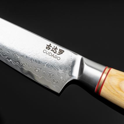 Gudaro - Damast-Allzweck-Küchenmesser HIKARI 5, 67 Lagen Stahl, Klingenlänge 12,5 cm