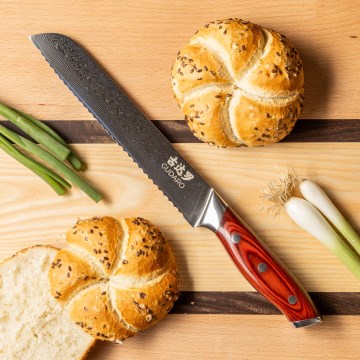 Gudaro - Damast-Brotmesser KENSHO 8