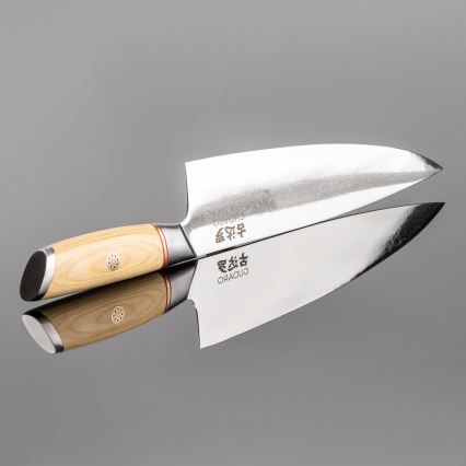 Gudaro - Damast-Kochmesser HIKARI 8, 67 Lagen Stahl, Klingenlänge 20 cm