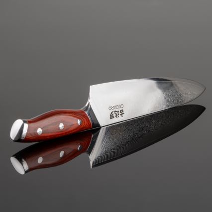 Gudaro - Damast-Kochmesser KENSHO 8, aus 67 Lagen Stahl, Klingenlänge 20 cm