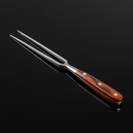 Gudaro - Forchetta da cucina MIYABI rossa/pakka