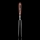 Gudaro - Fourchette de cuisine MIYABI rouge, manche en pakka