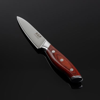 Gudaro - KENSHO Damast-Küchenmesser 3,5, aus 67 Lagen Stahl, Klingenlänge 9,5 cm