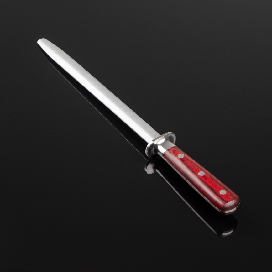 Gudaro - MIYABI Wetzstahl, rot/Pakka