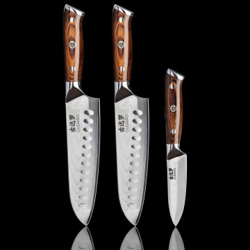 Gudaro - SET 2x coltello da cucina Santoku FENG 7,5