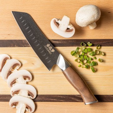 Gudaro - TAKUMI Santoku Damast-Küchenmesser 7
