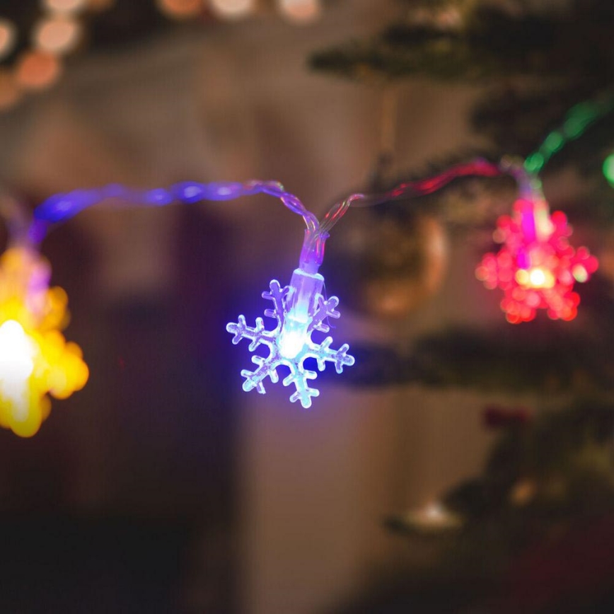 Guirlande de noël 20xLED/3xAA 2,3m multicolore