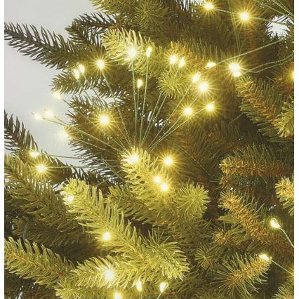 Guirlande de noël 450xLED/11m blanc chaud