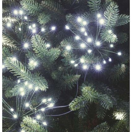 Guirlande de noël 450xLED/11m blanc froid