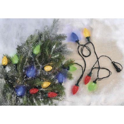 Guirlande de noël d'extérieur 50xLED/8 modes 14,8m IP44 multicolore