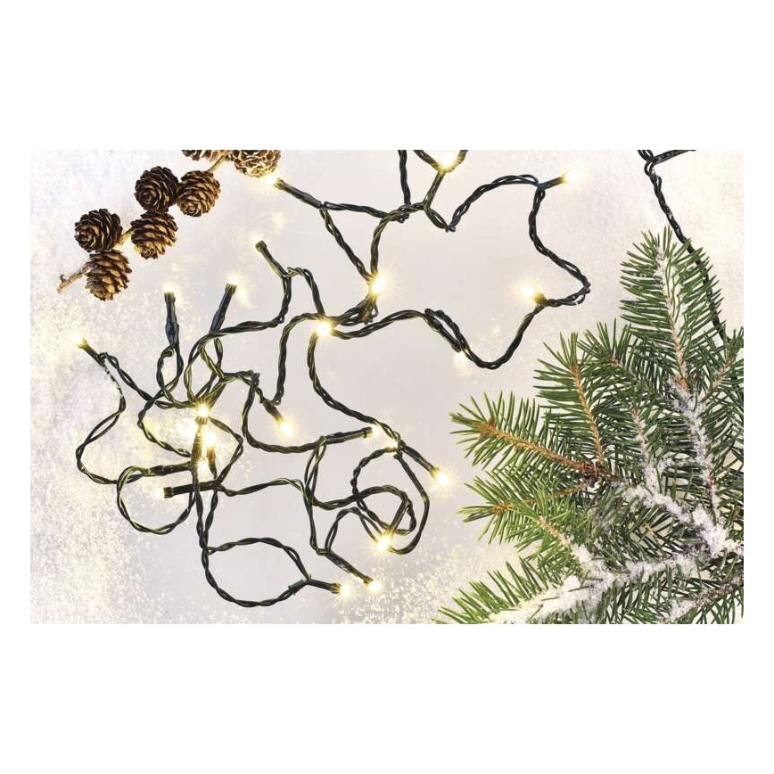 Guirlande de noël d'extérieur 80xLED/13m IP44 blanc chaud